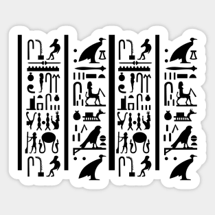 Egyptian Hieroglyphs Sticker